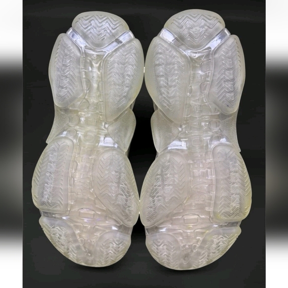 Balenciaga Men White Triple S Clear Sole Lw Top Sneakers EU 44 Size 11 US - Picture 7 of 10